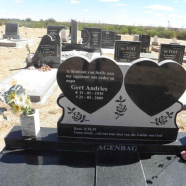 AGENBAG Gert Andries 1939-2009