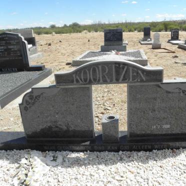 KOORTZEN Barend Johannes 1927-1987 &amp; Johanna Magrietha Jacoba 1930-2008