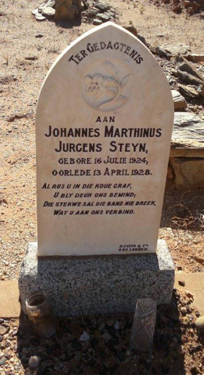 STEYN Johannes Marthinus Jurgens 1924-1928