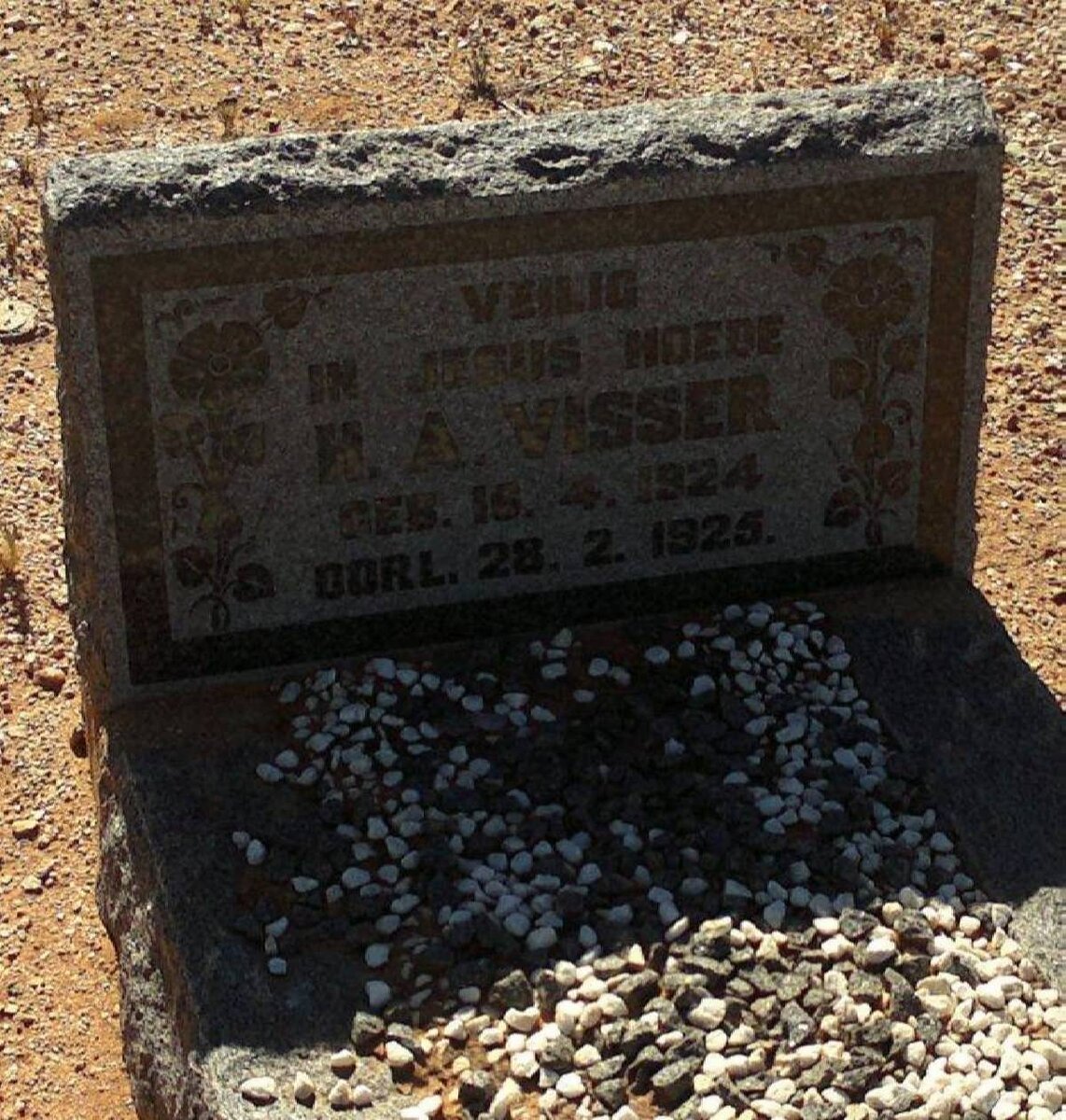 VISSER H.A. 1924-1925