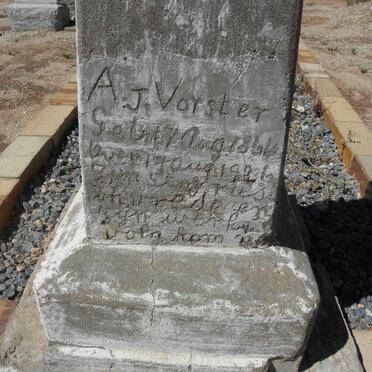 VORSTER A.J. 1864-1926