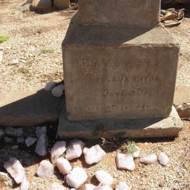 VORSTER A.P.B. 1903-1917