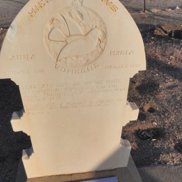 MERWE Anna Maria, v.d. 1864-1930