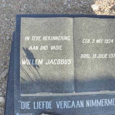 PLESSIS Willem Jacobus, du 1924-1975