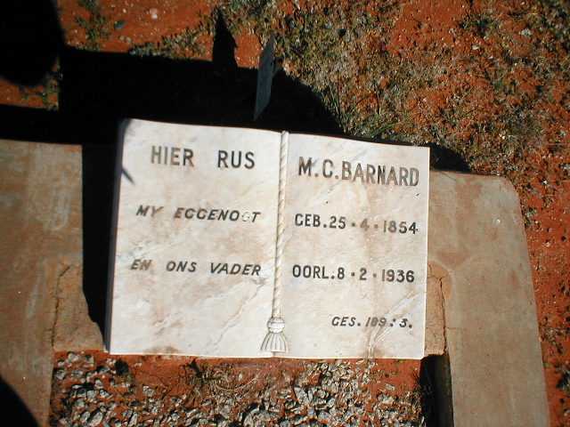 BARNARD M. C. 1854-1936