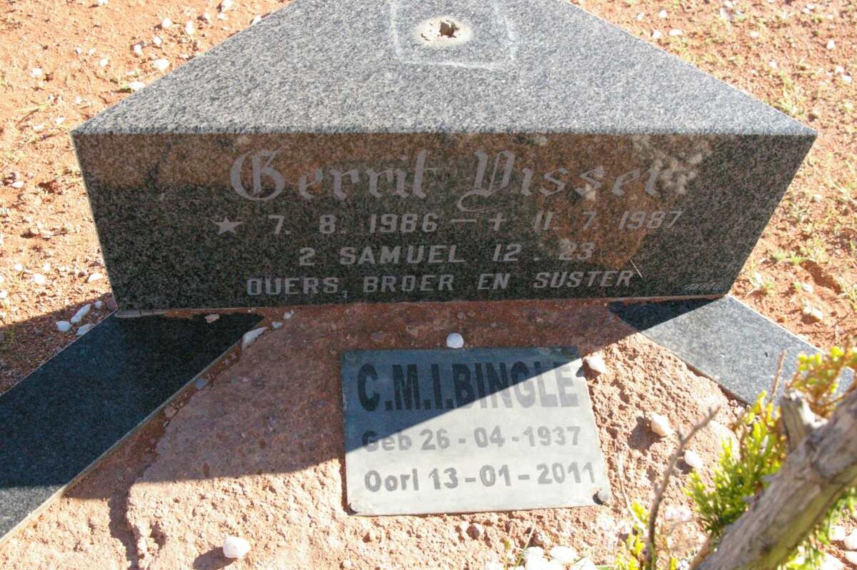 BINGLE C.M.I. 1937-2011 :: VISSER Gerrit 1986-1987