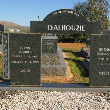 DALHOUZIE Frans Jacobus 1919-1979 &amp; Hedwig MARTIN 1914-1974