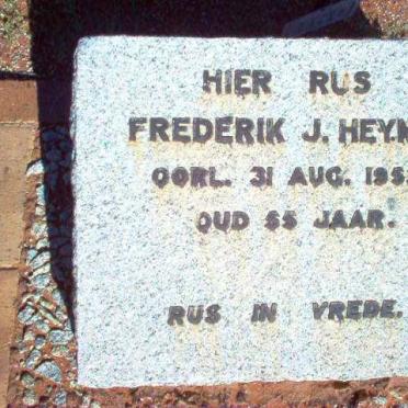 HEYMAN Frederik J. -1953