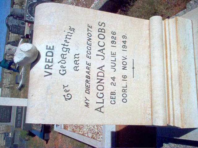 JACOBS Algonda 1926-1949