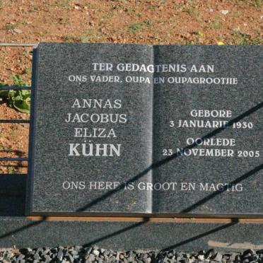 KUHN Annas Jacobus Eliza 1930-2005
