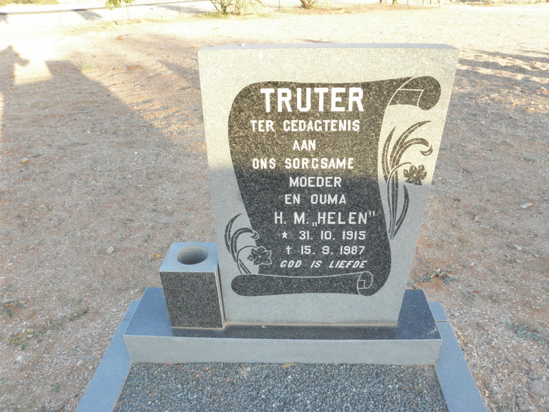 TRUTER H.M. 1915-1987