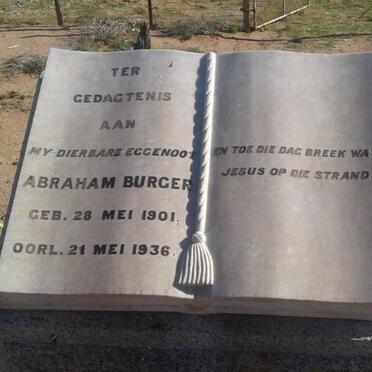 BURGER Abraham 1901-1936
