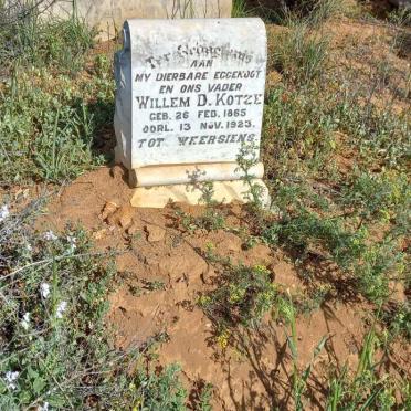 KOTZE Willem D. 1865-1923