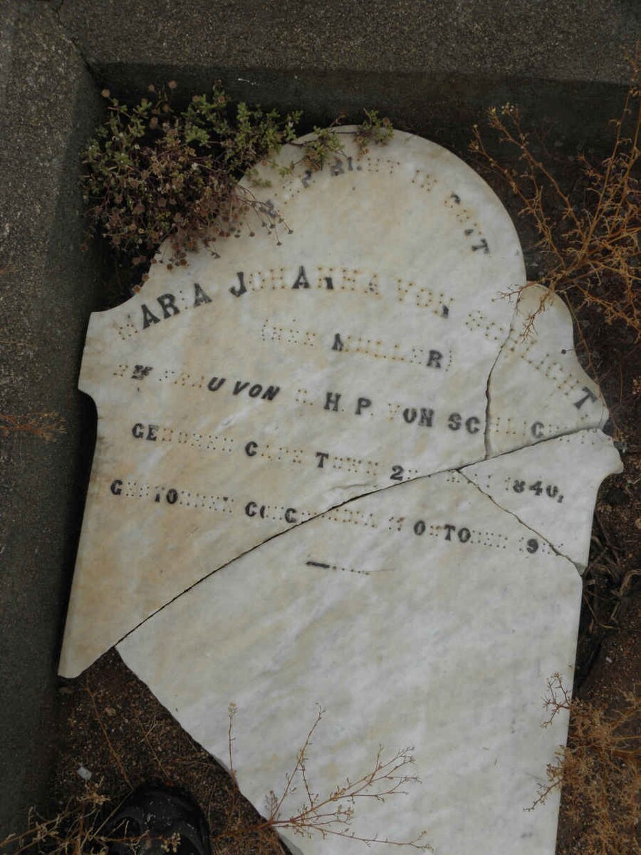 SCHLICHT Maria Johanna, von nee MULLER 1840-1905