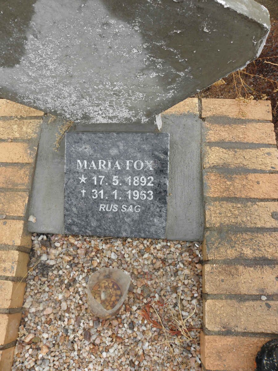 FOX Maria 1892-1963
