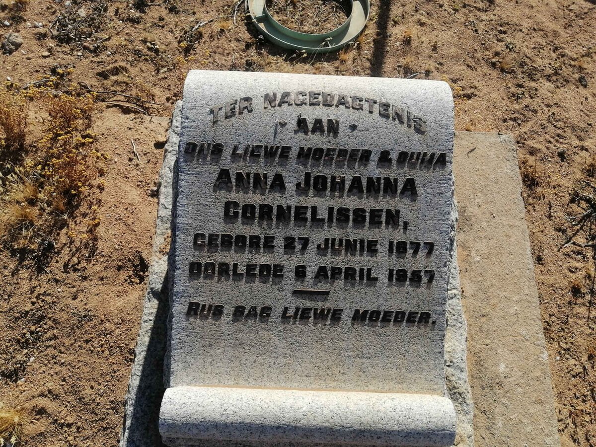 CORNELISSEN Anna Johanna 1877-1957