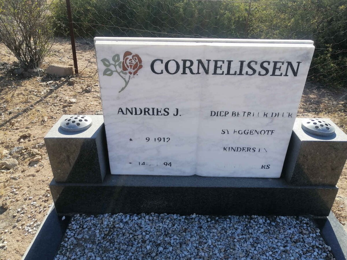 CORNELISSEN Andries J. 1912-1994