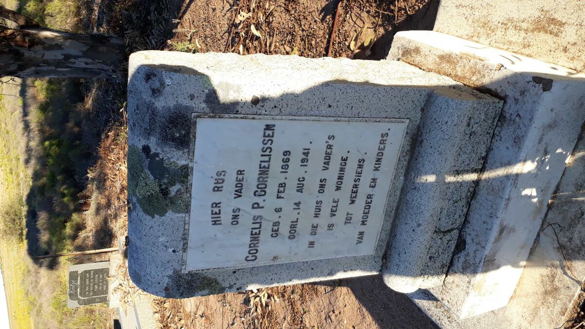 CORNELISSEN Cornelis P. 1869-1941