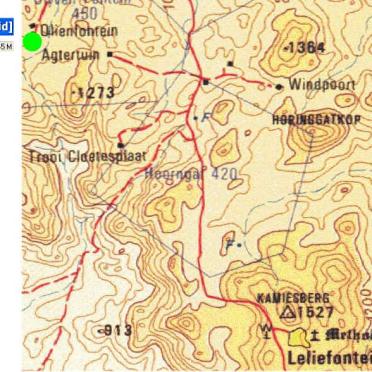 1. Olienfontein, Kamiesberg Kaart wgs3018