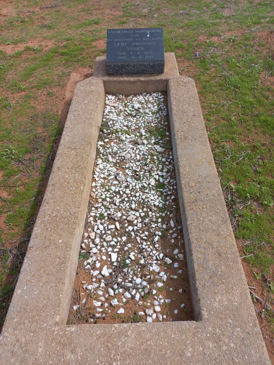 VISSER Gert Johannes 1889-1951 