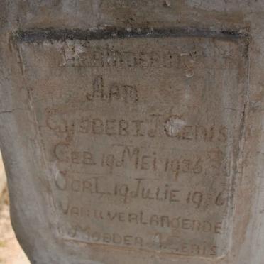 GENIS Gysbert J. 1935-1936