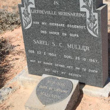 MULLER Sarel S.C. 1902-1967