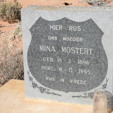 MOSTERT Mina 1896-1965