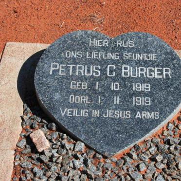 BURGER Petrus C. 1919-1919