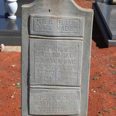 BRITS Johannes Jacob  1864-1914