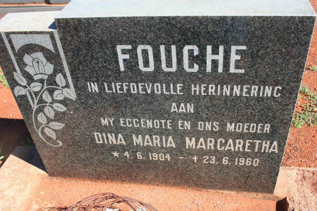 FOUCHE Dina Maria Margaretha 1904-1960