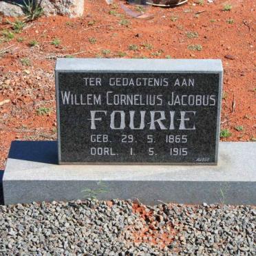 FOURIE Willem Cornelius Jacobus 1865-1915