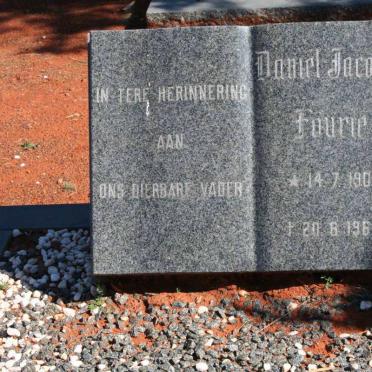 FOURIE Daniël Jacobus 1907-1969
