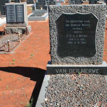 MERWE C. C., van der 1891-1964