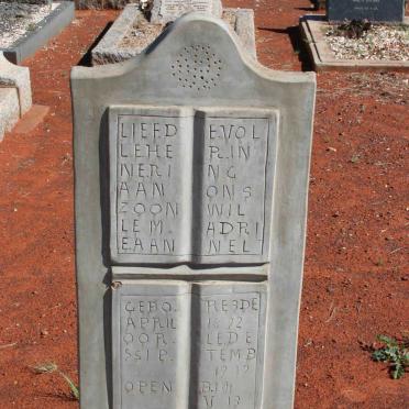 NEL Willem Adriaan 1892-1912