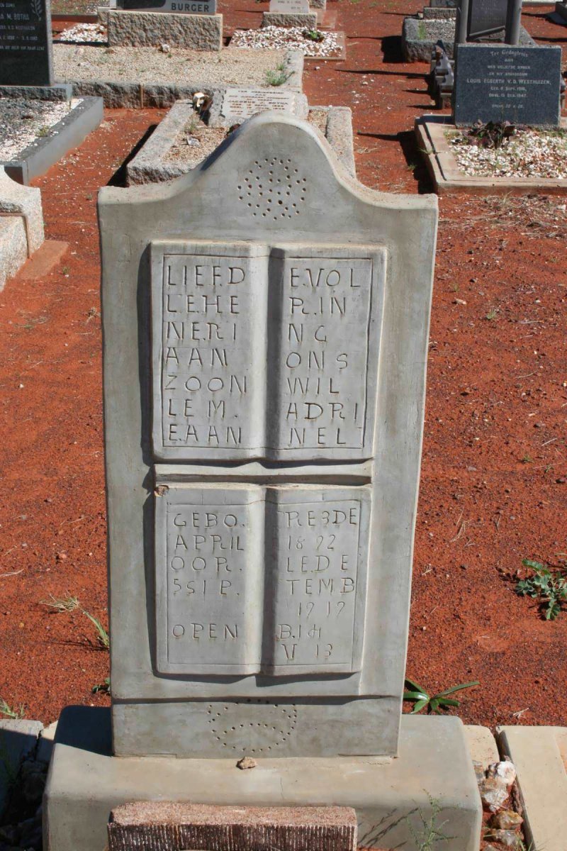 NEL Willem Adriaan 1892-1912