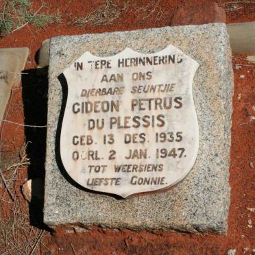 PLESSIS Gideon Petrus, du  1935-1947