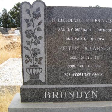 BRUNDYN Pieter Johannes 1911-1967