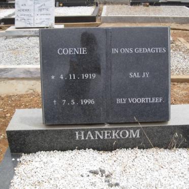 HANEKOM Coenie 1919-1996