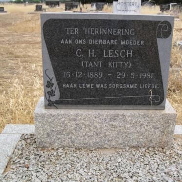 LESCH C.H. 1889-1981