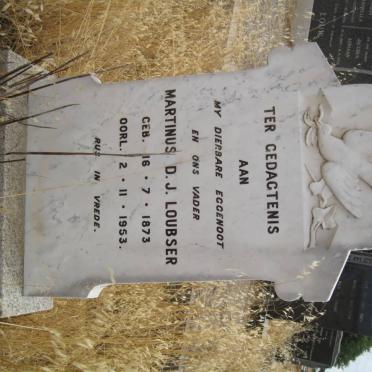 LOUBSER Marthinus D.J. 1873-1953