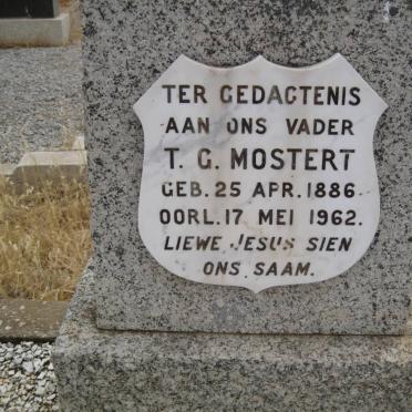 MOSTERT T.G. 1886-1962
