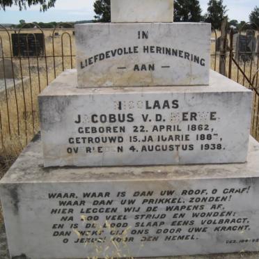 MERWE Nicolaas Jacobus, v.d. 1862-1938