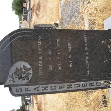 SPANGENBERG Hendrik Hermias 1889-1978