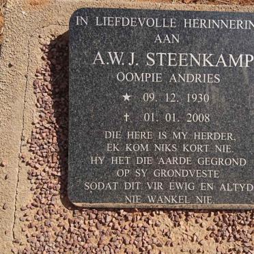 STEENKAMP A.W.J. 1930-2008