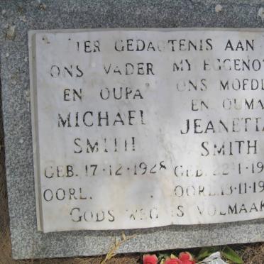 SMITH Michael 1928-2015 &amp; Jeanetta 1926-1988