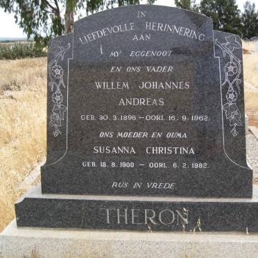 THERON Willem Johannes Andreas 1896-1962 &amp; Susanna Christina 1900-1982