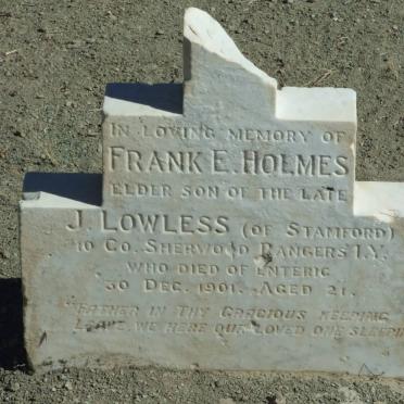 HOLMES Frank E. -1901
