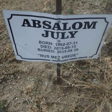 ABSALOM July 1960-2015