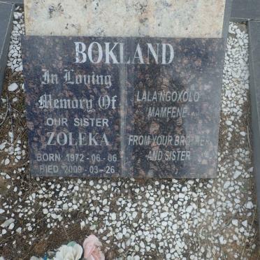 BOKLAND Zoleka 1972-2009