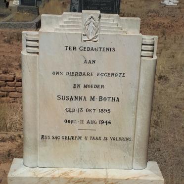 BOTHA Susanna M. 1895-1946